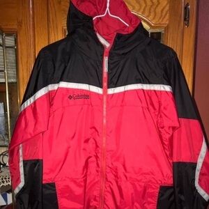 Columbia Windbreaker youth size 10/12 KC CHIEFS Colors 🏈​